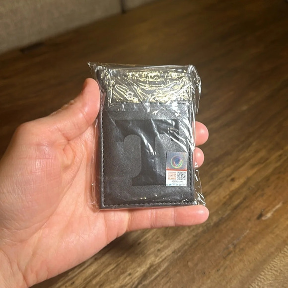 💥NWT UT university of tennessee volunteers vols men black wallet - Picture 5 of 5